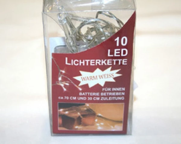 10er-LED-Lichterkette batteriebetrieben