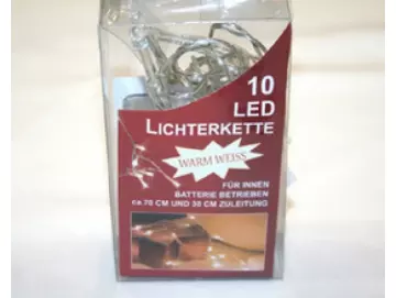 10er-LED-Lichterkette batteriebetrieben