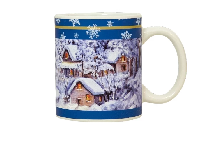 Weihnachtstasse BLAUES DORF