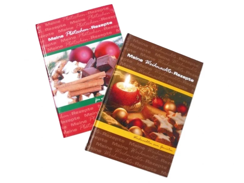 Rezeptbuch / Kladde für Weihnachtsrezepte