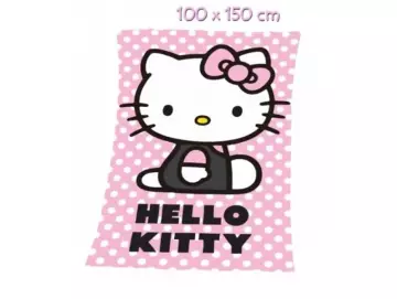 Weiche Fleecdecke HELLO KITTY