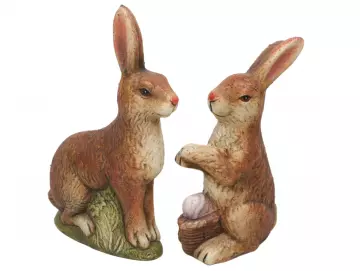 13x Osterhase natürlich 12,5cm  = 0,66€/St.