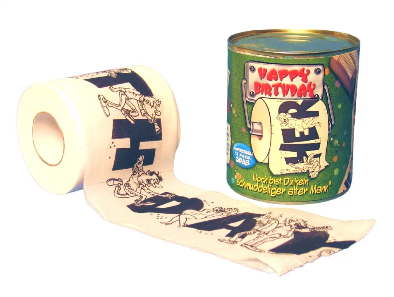 Fun-Toilettenpapier HAPPY BIRTHDAY