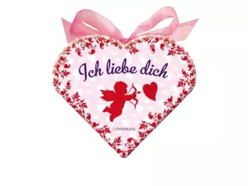 Faltherz mit Sprüchen ICH LIEBE DICH