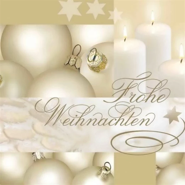 Servietten 20er-Pg. Frohe Weihnachten