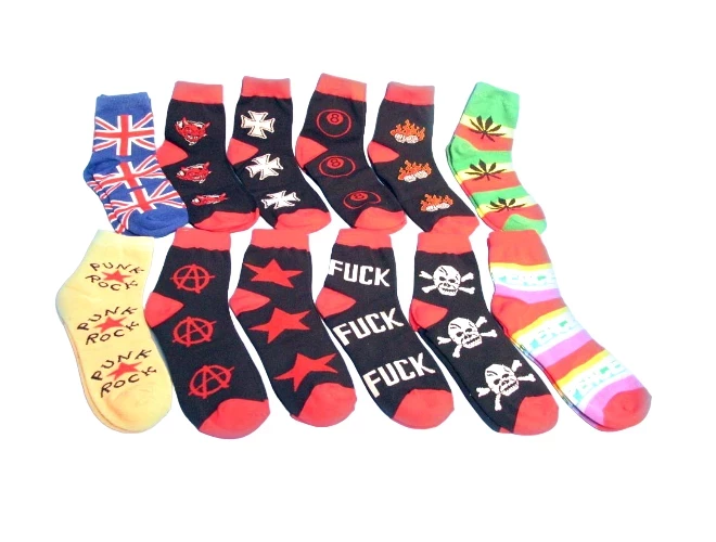 Socken mit Trendmotiven Gr. 41-45