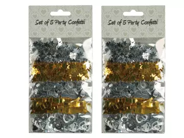 Party-Konfetti silber-gold