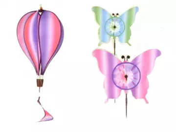 Windspiel Ballon oder Schmetterling